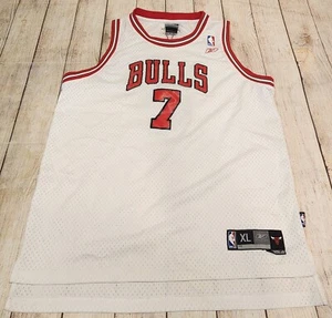 BEN GORDON #7 Chicago Bulls Adidas Swingman NBA Jersey Men's XL Length + 2 - Picture 1 of 5