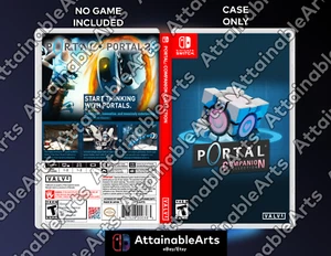 Portal Companion Collection - Custom Cover/Game Case (Switch, 2022)- NO GAME INC - Picture 1 of 1