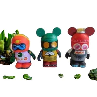 Disney Robot Series #2 Vinylmation Set de 3 Usados Buen Estado Foto 1 de 4