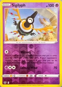Sigilyph Silver Tempest Pokémon TCG 075/195 Reverse Holo Uncommon ࿊ - Picture 1 of 2