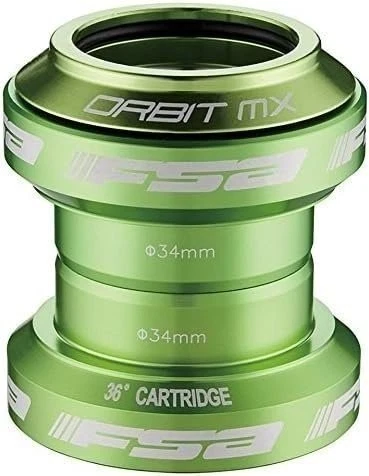 Auriculares tradicionales sin rosca ORBIT MX FSA + Tapa TOP 1-1/8" (Verde) Foto 1 de 1