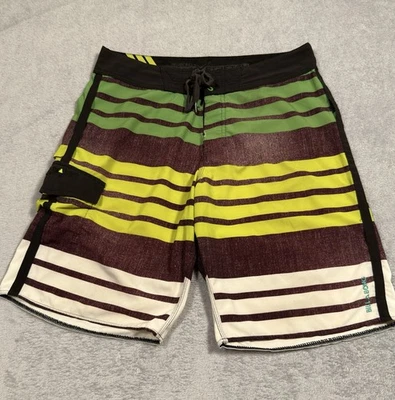 Pantalones Cortos De Colección Y2K Billabong Para Hombres 32 Bañadores Grunge Platino X Carga Foto 1 de 4