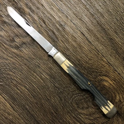 Navaja de Bolsillo Plegable Melón Fácil Abrir Vintage Años 50 60 Queen Cutlery EE. UU. #62 Foto 1 de 4