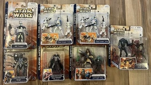 Lot Of 7 2003 Star Wars Clone Wars Action Figures Brand New Droid Army - Picture 1 of 6