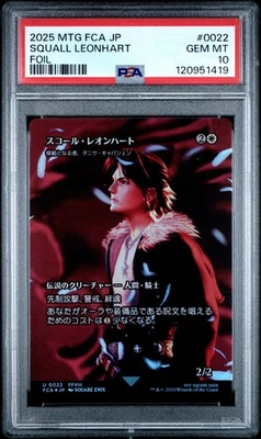 Squall Leonhart #0022 MTG Japanese Final Fantasy: Through The Ages Foil PSA 10 - Image 1 of 2