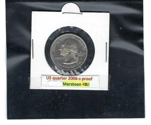 USA: USA 2006S Nevada 90% Silver Proof State Quarter. As Shown on Scan - Picture 1 of 2