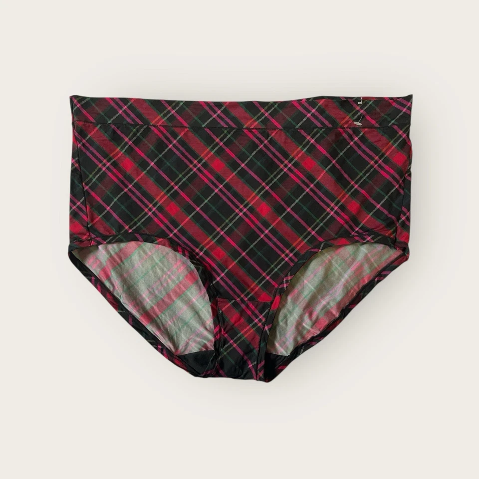 Braguita completa Lane Bryant Cacique Comfort Bliss 30/32 rojo rosa a cuadros Foto 1 de 1