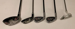 Tour Edge Bazooka HT Max-J HL-J Mixed 5pc Golf Club Set Left Handed 7-10 Youth - Picture 1 of 24
