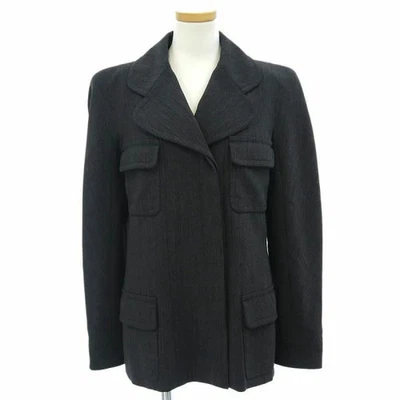 Blazer Chanel 97A Lana Gris Talla 38 Rango B Foto 1 de 4