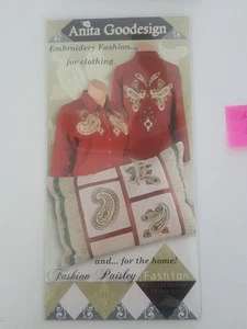 Anita Goodesign "Fashion Paisley"  Machine Embroidery Designs on CD - Picture 1 of 2