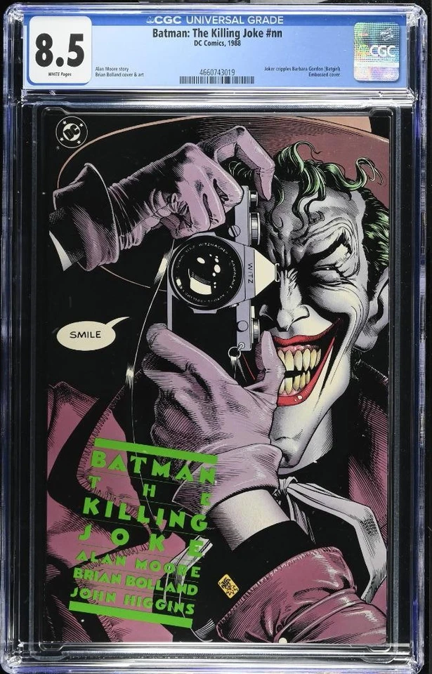 BATMAN: THE KILLING JOKE #nn CGC 8.5 1st Print Alan Moore Joker Origin DC - Image 1 of 1