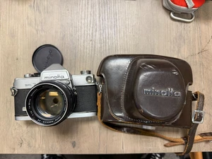Minolta SR-7 Film Camera W/ Auto Rokkor-PF Lens 58mm f1.4 JAPAN + CASE - Picture 1 of 8