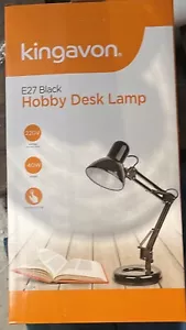 Kingavon Hobby Desk Lamp E27 Black - Picture 1 of 1