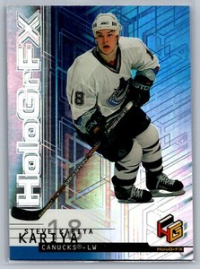 1999 Upper Deck HoloGrFX #58 Steve Kariya RC Vancouver Canucks