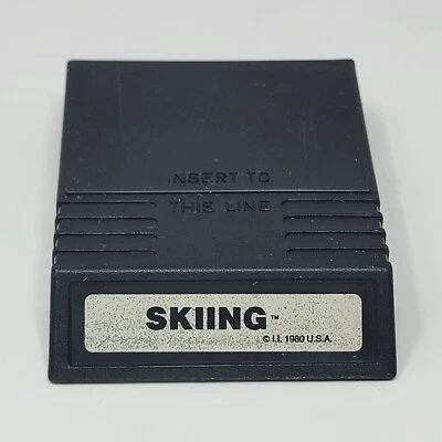 Skiing (Intellivision) White Label Cartridge Only CLEANED & TESTED - Image 1 of 2