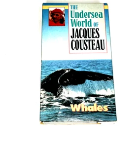 The Undersea World of Jacques Cousteau Whales VHS 1986 Very Good Condtion 11A - Picture 1 of 3