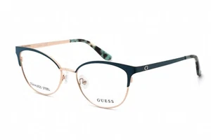 GUESS GU2796 Blue 087 Metal Optical Cat Eye Eyeglasses Frame 54-17-140 GU 2796 - Picture 1 of 3