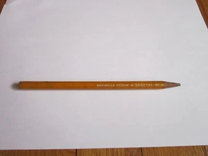 Lápiz negro especial vintage Dixon usado madera coleccionable ENVÍO GRATUITO - Imagen 1 de 8