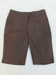 NEW LADIES’ CUTTER & BUCK SHORTS, BROWN, SIZE 6 - Picture 1 of 1