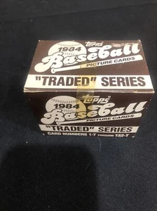 1984 Topps Traded Baseball Factory Set Tape Intact Box Dwight Gooden Rookie - Picture 1 of 8
