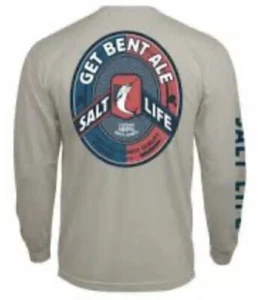 CAMISETA SALT LIFE Stone "GET BENT ALE" BOLSILLO L/S HOMBRE GRANDE - Imagen 1 de 1