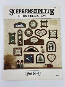 Scherenschnitte Folks Collection Book 5 Back Street Paper Cutting BS40 1985 - Imagen 1 de 4