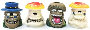 Eclipse Novelty Mushroom Head Cigarette Snuffer, 4ct, Smoke Head Stop, Butt21M - Picture 1 of 2
