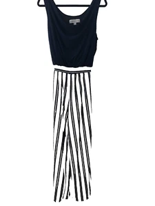 Women L Navy/White Jumpsuit By Emma & Michele - Picture 1 of 3