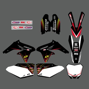 Team Graphics Backgrounds Decals For Suzuki RMZ450 2008 2009 10 11 12 2013-2017 - Picture 1 of 3