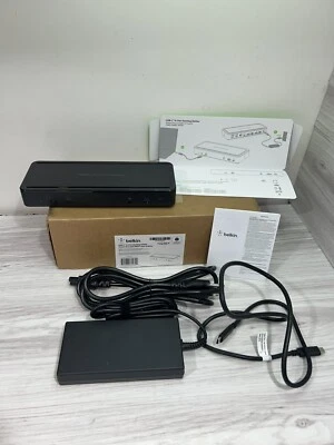 Belkin INC003TTBK Estación de Acoplamiento Universal USB-C HDMI DP RJ45 USB-A 65W Alimentación Foto 1 de 4