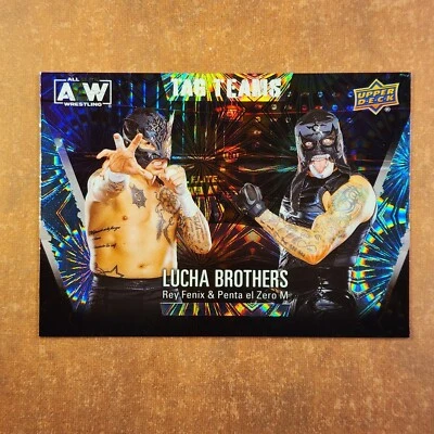 2-12-04 PWE. 21 upper deck aew pyro #66 lucha brothers rey fenix penta el zero m - Image 1 of 2