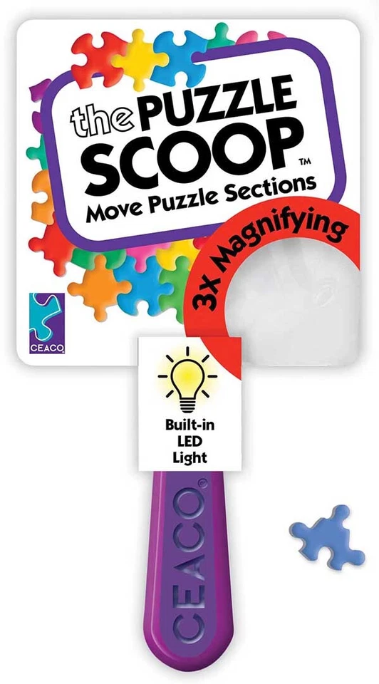 Ceaco The Puzzle Scoop 3x Magnifying Built in LED Light