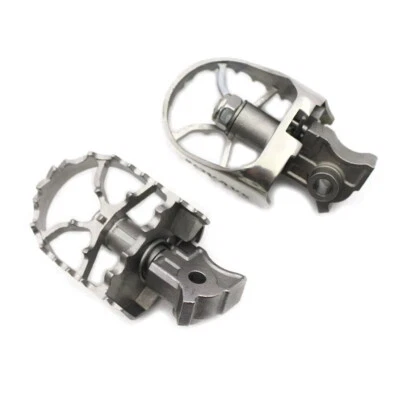 Pedales ajustables estriberas de acero inoxidable para BMW F800GS Adventure 2014-2017   Foto 1 de 4