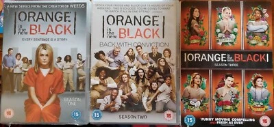 ORANGE IS THE NEW BLACK COMPLETE SEASONS 1, 2 & 3 DVD BOXSETS **NEW & SEALED** - Image 1 of 4