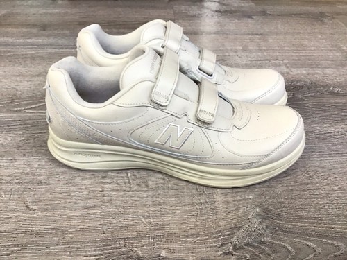 Scarpe da passeggio New Balance da uomo 577 taglia 11 5 D in osso Walking Strike Path MW577vb