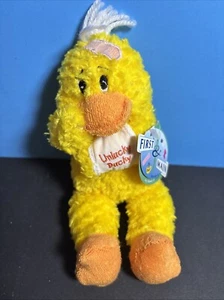 First & Main Unlucky Ducky Plush, Get Well Duck wearing sling and bandage NWT 8" - Picture 1 of 12