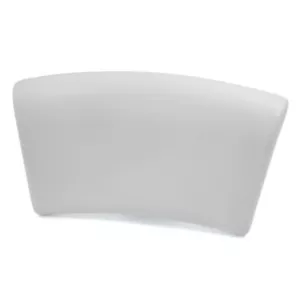 White Luxurious Foam Padded Spa Bath Pillow Hot Tub Cushion w/ Suction Cups - Picture 1 of 7