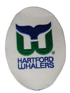 HARTFORD WHALERS NHL VINTAGE FELT PATCH LARGE LOGO JACKET JERSEY BADGE 1980 - Picture 1 of 3