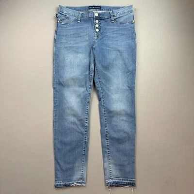 Rock & Republic Jeans Women’s 16 M Kashmiere Skinny Stretch Button Fly Skull - Image 1 of 4