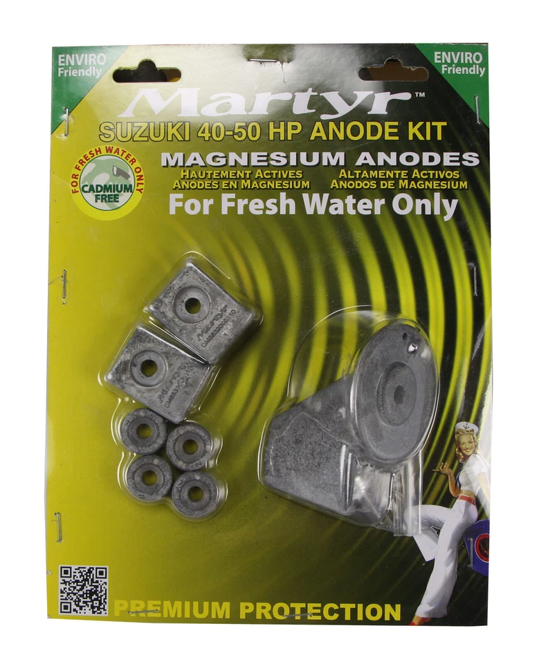 SIEHE ARTIKELBESCHREIBUNG Anodensatz Magnesium für Suzuki DF40, DF50, DF40, DF50A, DF60A