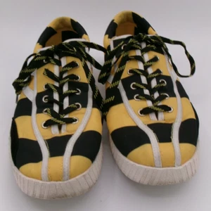 Tretorn Nylite Andre 3000 Men's Sz 9 Black and Yellow Striped Sneakers Shoes - Picture 1 of 8
