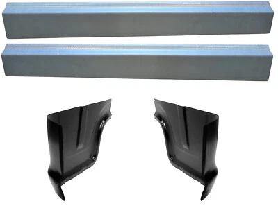 1967-1972 Ford F100 F250 F350 Pickup Truck Outer Rocker Panel & Cab Corner Kit Foto 1 de 4