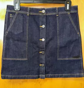 Minifalda vaquera/bolsillos de parche dobles BURBERRY talla 14Y para niñas - Imagen 1 de 5
