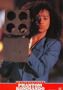 Phantom Kommando ORIGINAL Aushangfoto Arnold Schwarzenegger / Alyssa Milano - Picture 1 of 1
