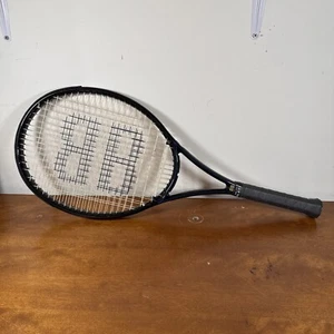 BLACKBURNE DS 107 SUPER MID 4 3/8" GRIP DOUBLE STRUNG TENNIS RACKET - Picture 1 of 10