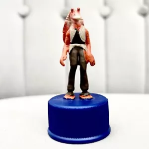 Mini Figura Star Wars Vintage Jar Binks Estatua Busto Juguete Colección Retro EP1 - Imagen 1 de 7