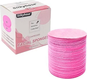 60Count Compressed Facial Sponges for Facial Cleansing ,Makeup,Mask Removal ,Spa - Picture 1 of 16