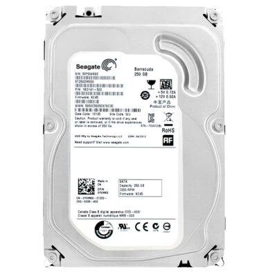 Disk Dell 250Gb ST250DM000 16MB Cache 7200 RPM SATA III 3,5 " Pollici 0YVMKX - Immagine 1 di 4