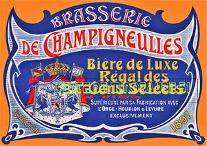 Bière - Brasserie de Champigneulles 54 - A3 plastifiée - Picture 1 of 24