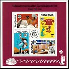 Tanzanie 1976 - Développement des télécommunications - Feuille souvenir - Scott 57A - neuf neuf neuf dans son emballage